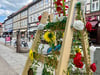 Sollen Neugier wecken und Kunden in die Geschäfte locken: Die „Sommersprossen" in Wernigerode.