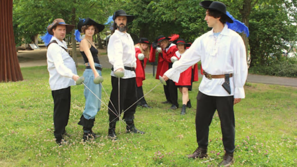 "Die drei Musketiere" nach Alexandre Dumas wird im Magdeburger Möllenvogteigarten gezeigt.