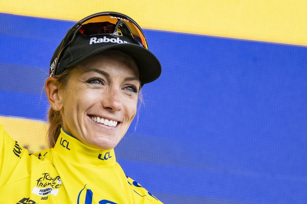 Strahlt in Gelb: Pauline Ferrand-Prevot.