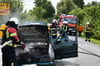 Die Feuerwehren löschten mit Schaum.