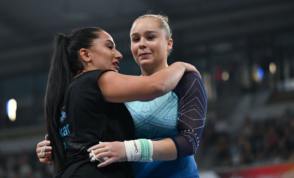 Comeback mit Gold: Meolie Jauch (r).