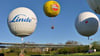 Ballonfahrer laden zum Abend der offenen Tür  in Bitterfeld. 