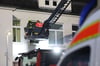 Brand in Pflegeheim in Quedlinburg: Eine Person musste mit der Drehleiter aus dem Gebäude geholt werden. 