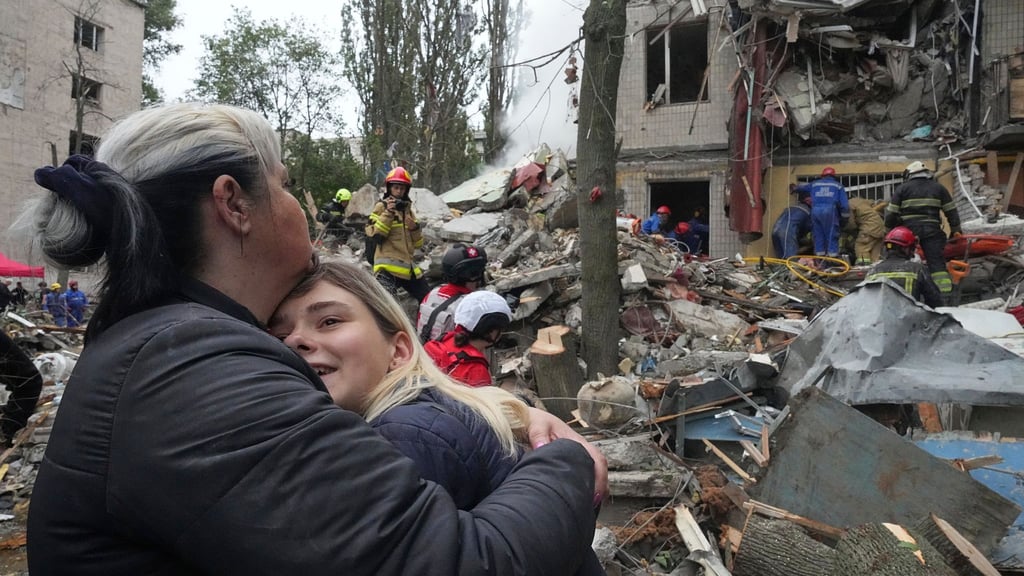 Die ukrainische Haupstadt Kiew ist regelmäßig Ziel russischer Luftangriffe mit Drohnen und Raketen.