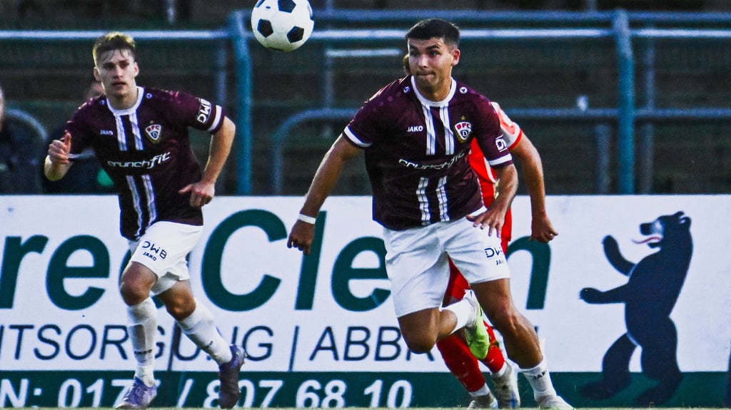 Jan Shcherbakovski gab gegen Erfurt sein Debüt für den BFC Dynamo.