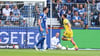 Bedröppelt und mit dem Zettel in der Hand stand
