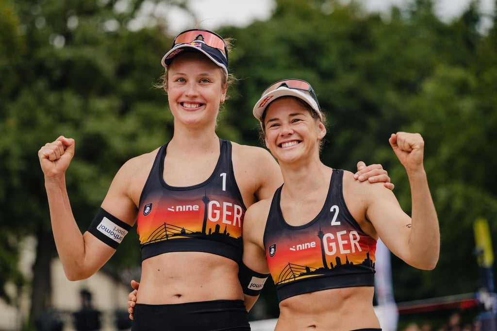EM-Titel verloren, Bronze gewonnen: Svenja Müller (l) und Cinja Tillmann