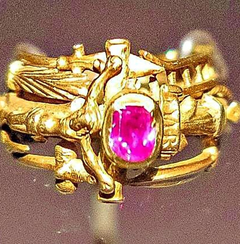 Der berühmte Ring der Katharina von Bora. Er ist nur zeitweise im Wittenberger Augusteum ausgestellt.