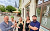 Marcus Gau (v.l.), Julia Hammer, Anna Davina Heinecke, Vanessa Kuschel und Benjamin Jahn begrüßen bald die Kunden im „Ben Venue“. 