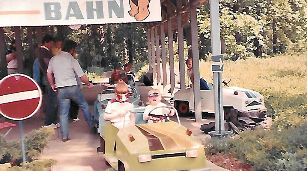 Ein Foto von der Bernburger Bärchenbahn aus dem Jahr 1987.