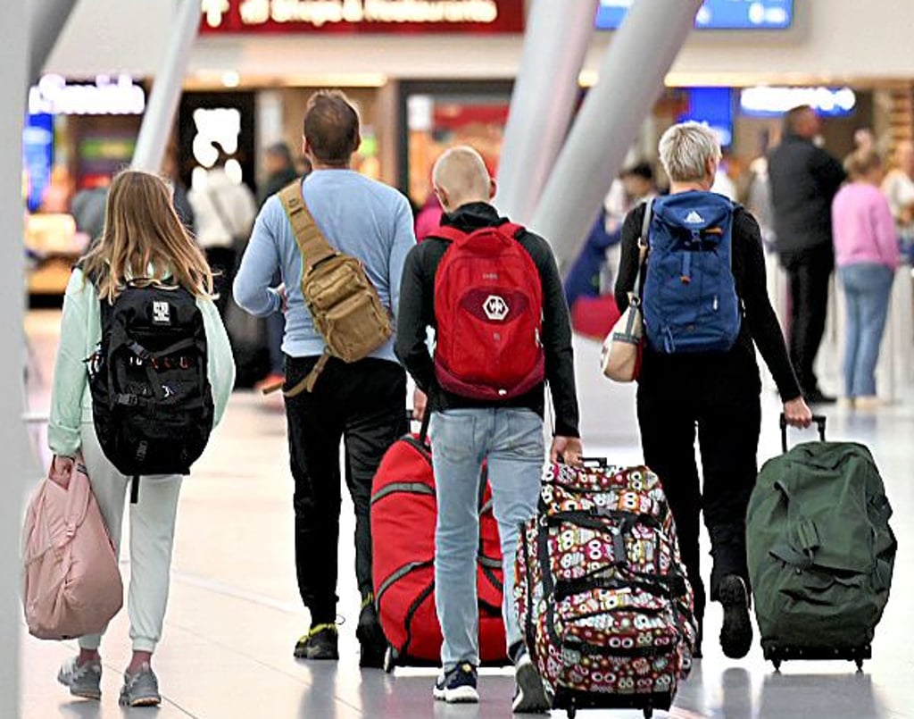 Urlaub, hoffentlich legal.