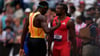 Noah Lyles und Kenny Bednarek hatten nach den 200 Metern bei den US-Trials etwas zu besprechen.