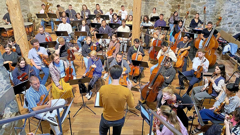 Viele der 55 Teilnehmer spielen bei der Sommermusikakademie zum ersten Mal als Orchester zusammen.