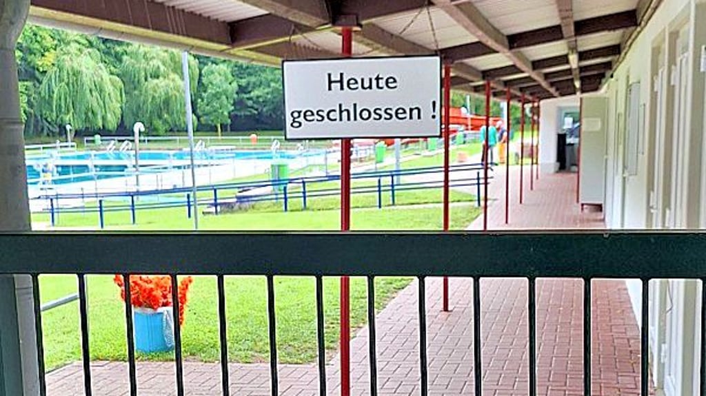 Das Klötzer Waldbad bleibt weiter geschlossen. Die Einrichtung öffnet morgen wieder.