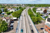 Die Ringbrücke über die Halberstädter Straße in  Magdeburg muss gesperrt werden.