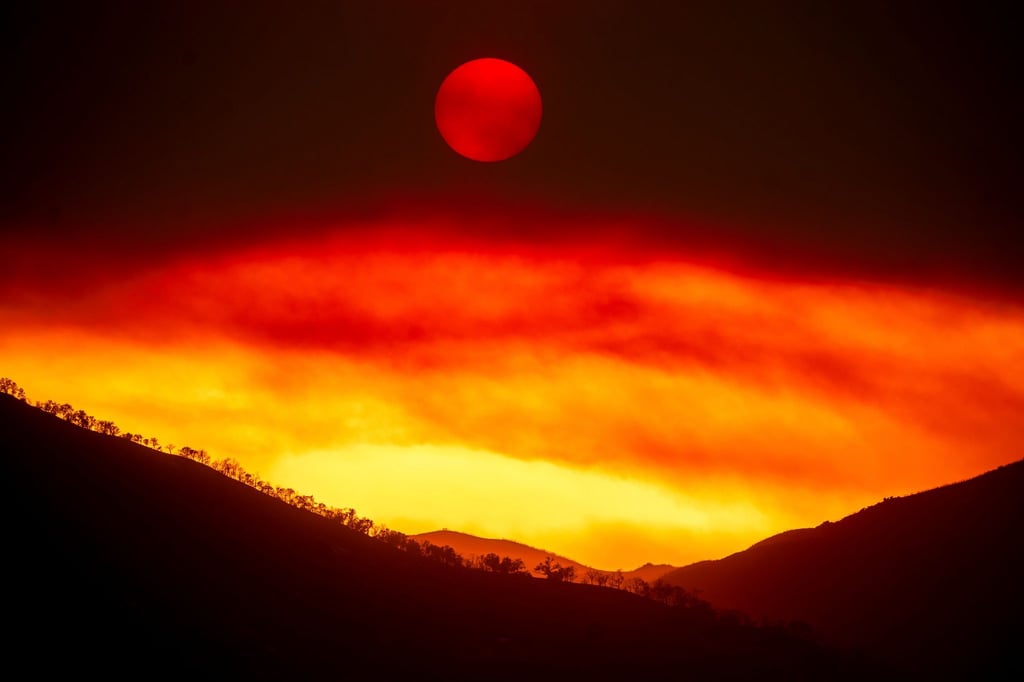 Das sogenannte „Gifford Fire“ wütet im Los Padres National Forest, einem Waldgebiet nördlich von Santa Barbara.