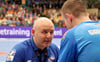 DRHV-Trainer Vanja Radic (l.) ist mit dem bisherigen Verlauf der Saisonvorbereitung seines Teams zufrieden.
