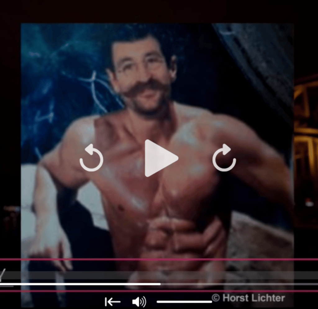 Horst Lichter hatte in jungen Jahren einen durchtrainierten Körper.