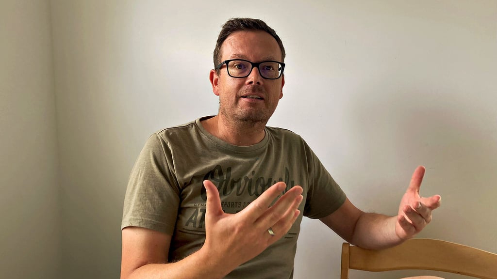 Ex-Bürgermeister Axel Clauß im Gespräch mit der Mitteldeutschen Zeitung.
