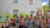 Die Benndorfer Kinder wünschen sich, dass viele Leute abstimmen. 