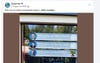 Der Facebook-Post mit dem beschmierten AfD-Büro-Schaufenster.