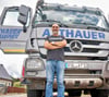 Andreas Thauer ist seit 35 Jahren als Fuhrunternehmer und Spediteur tätig.