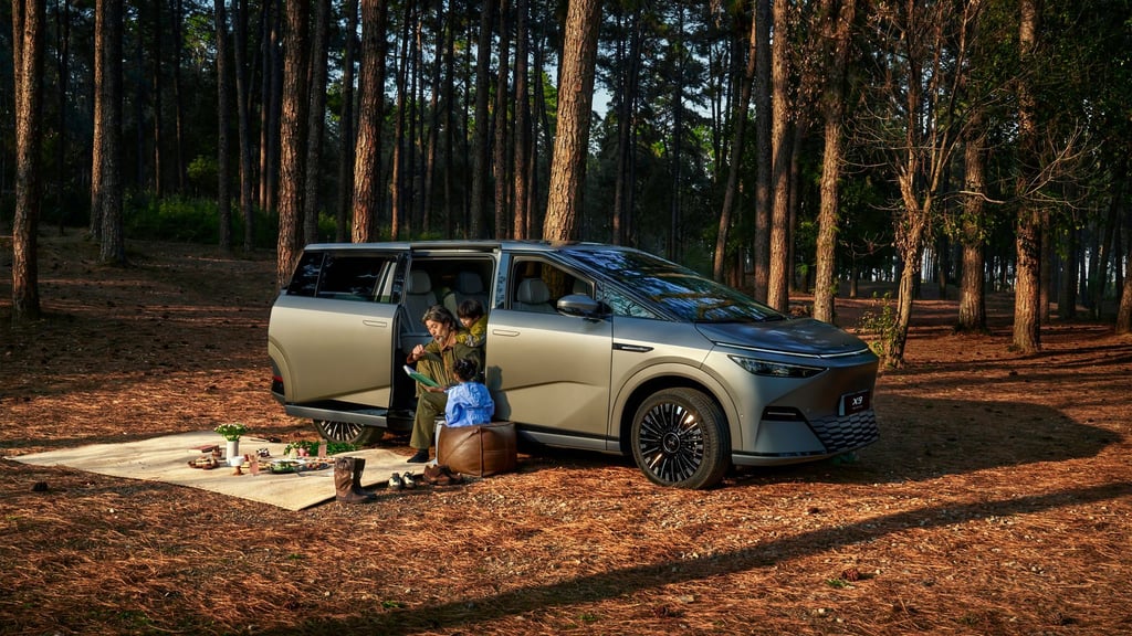Neue Modelle für Familien: Chinesische Vans wie der Xpeng X9 werden auch für den europäischen Markt erwartet.