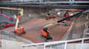 Im und am neuen Eisdom wird noch gebaut. Bis Mitte Oktober soll aber alles fertig sein. Eröffnung ist am 25. Oktober.