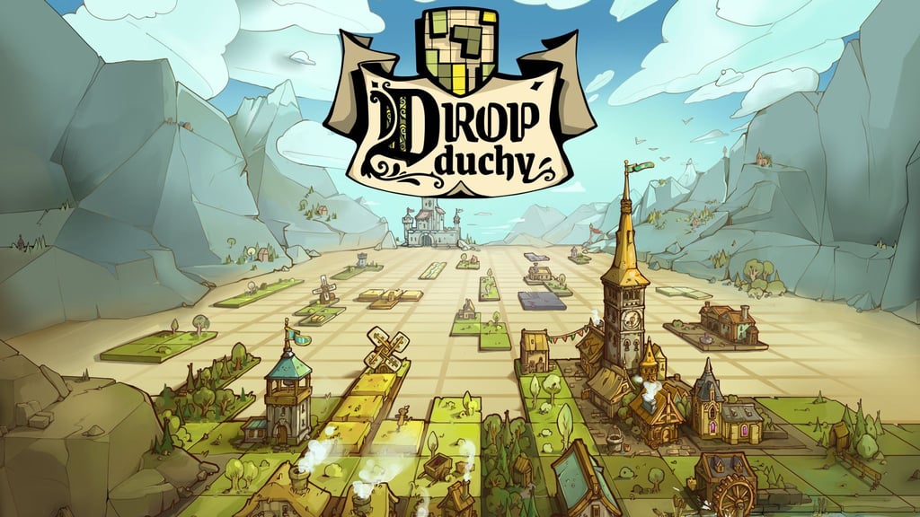 „Drop Duchy“ vereint Puzzle, City-Builder, Roguelike und Kartenspiel in einem farbenfrohen und taktisch anspruchsvollen Gesamtpaket.