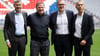 Finanzvorstand Michael Diederich (r) könnte Medienberichten zufolge den FC Bayern zeitnah verlassen.