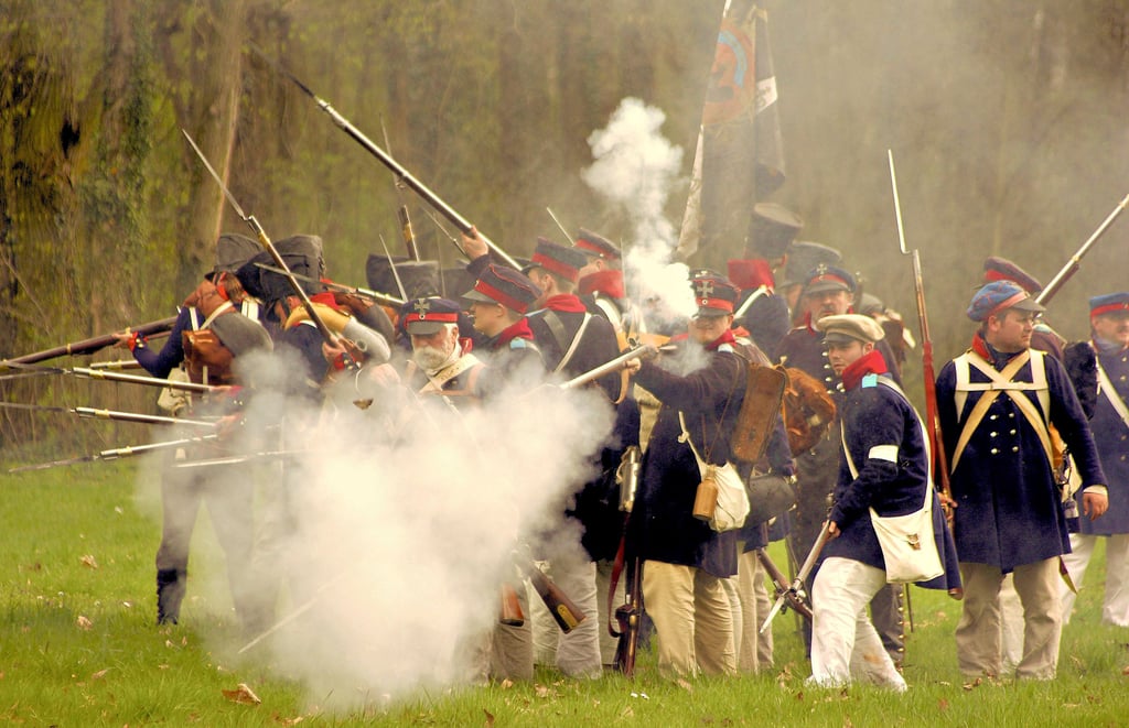 Letztmalig fand das 1813-Biwak im Jahr 2017 im Schlosspark von Möckern statt.