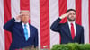 US-Präsident Donald Trump bezeichnet eine Kandidatur seines Vize JD Vance bei der kommenden Präsidentschaftswahl als „höchstwahrscheinlich“. (Archivbild)