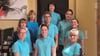 Vor 30 Jahren hat Michaela Krieg (Mitte) ihre Physiotherapiepraxis in Königerode eröffnet. Damals war sie noch allein. Heute kümmert sich ein zehnkömpfiges Team, zu dem auch ein Hausmeister gehört, um Patienten und Praxis.  