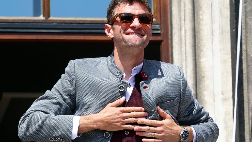 Thomas Müller sagte seinen Fans wiederholt Danke.