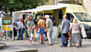 Die Nachfrage war groß: Am Köthener Holzmarkt gaben am 8. Juli insgesamt 92 Haushalte Wasserproben aus dem eigenen Brunnen ab.