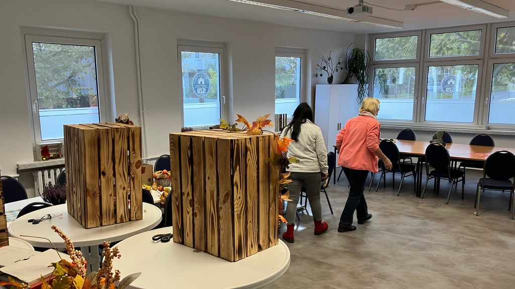 Im Sozialzentrum Bode in Thale – hier der große Saal im Herbst – findet das nächste Treffen statt.