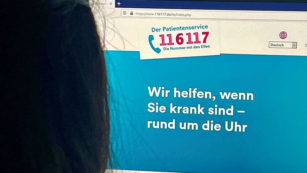 Mit der Internetseite www.arztsuche.116117.de wird der Patientenservice bekannt gemacht.