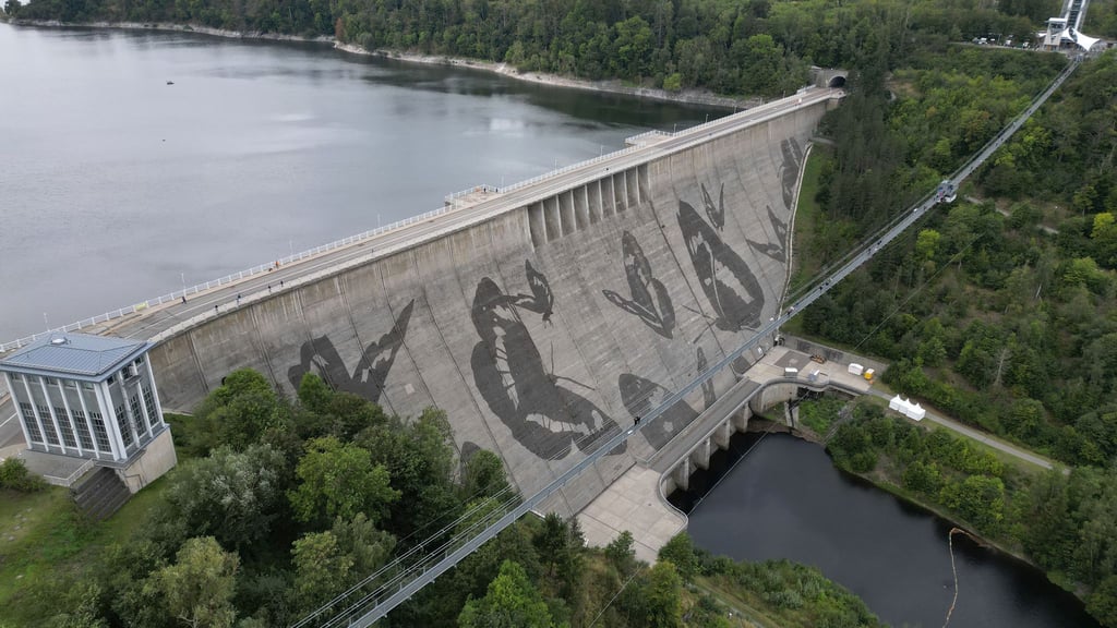 Die Rappbodetalsperre liegt weit unter dem üblichen Sommerfüllstand. (Archivbild)