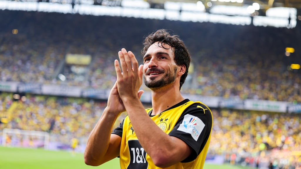 Mats Hummels wird beim BVB verabschiedet.