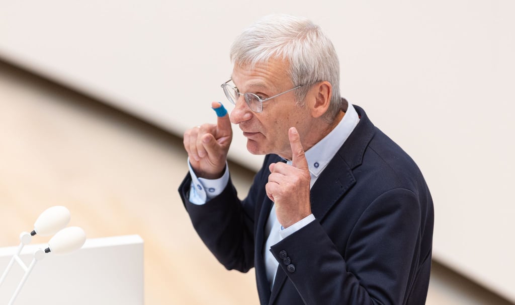 Der AfD-Politiker Hans-Christoph Berndt lebt in Golßen. (Archivbild)