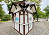 In der Gastrichbude auf dem Karlsplatz wird seit vier Jahren während der Wochenmärkte Duponia-Brause durch die Lebenshilfe verkauft.