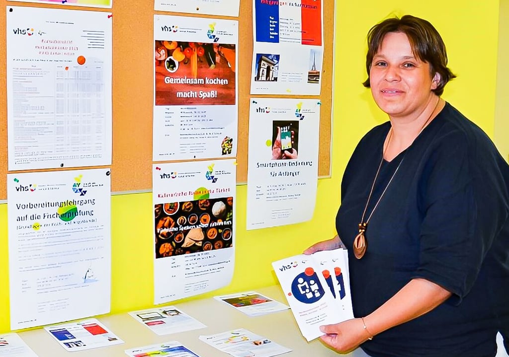 Daniela Hähnel ist die neue Leiterin der Kreisvolkshochschule Anhalt-Bitterfeld, die auch in Zerbst einen Standort hat.