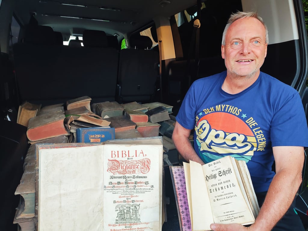 Der Kirchenälteste von Allstedt, Dirk Opitz, hat selbst mit zugepackt.