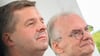 Reiner Haseloff (CDU, r), Ministerpräsident von Sachsen-Anhalt, und Sven Schulze (CDU), Minister für Wirtschaft, Tourismus, Landwirtschaft und Forsten von Sachsen-Anhalt. Schulze erklärte nun, wie es zur Entscheidung für die Landtagswahl 2026 kam. Foto: Klaus-Dietmar Gabbert/dpa +++ dpa-Bildfunk +++