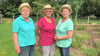 Flechten Strohhüte und tragen sie auch: Roswitha Reinhardt,  Ute Wittau und  Angela Werther 