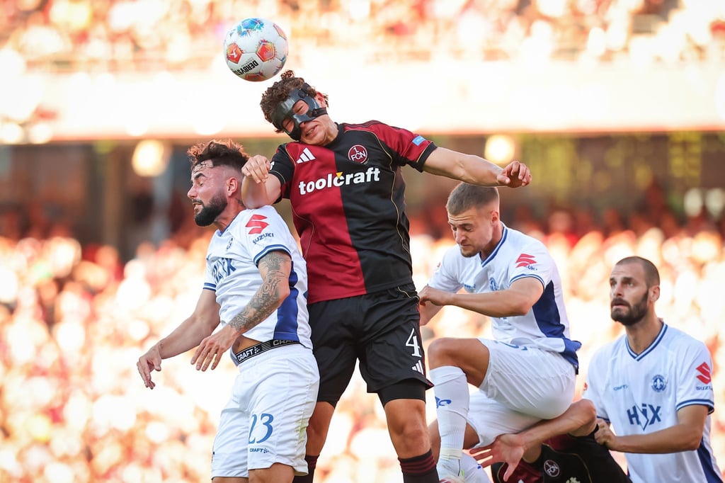 Zwischen Nürnberg und Darmstadt ging es umkämpft zur Sache.