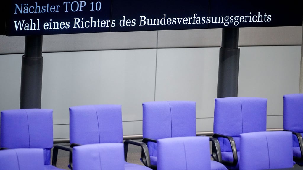 Noch ungelöst: Die Wahl der nächsten Verfassungsrichter im Bundestag. (Archivbild)