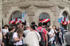 Neueröffnung in Halle mit Angebot: Einen Döner gab's für einen Cent.  