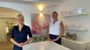 Inhaberin Sandra Schubert und Mitarbeiterin Sabine Ganzschof in ihrem neuen Kosmetikstudio in Biederitz.