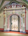 Der Prozess findet im Saal 96 im Landgericht Halle statt. 